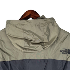 The North Face Green and Black Windbreaker Jacket