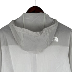 The North Face White Grey Windbreaker Jacket
