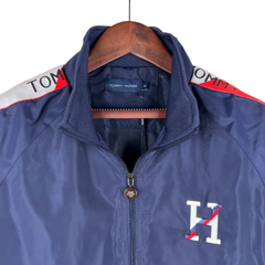 Tommy Hilfiger Blue White Red Windbreaker Jacket