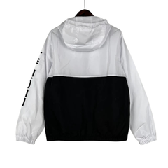 Tommy Hilfiger White and Black Windbreaker Jacket