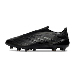 Adidas Copa Pure 4 Laceless Elite Black Firm Ground FG Football Boot