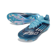 Adidas F50+ Elite Blue and Black Firm Ground FG Football Boot