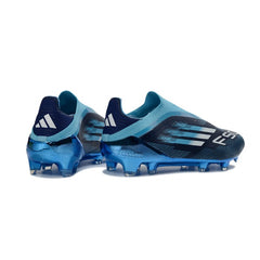 Adidas F50 Elite Laceless Blue and Black Firm Ground FG Football Boot