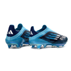 Adidas F50+ Elite Laceless Blue and Black Firm Ground FG Football Boot