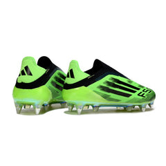 Adidas F50 Elite Laceless Green and Black Mixed Studs SG Football Boot