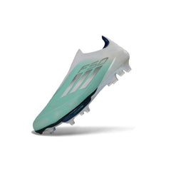 Adidas F50+ Elite Laceless Silver and White Firm Ground FG Football Boot