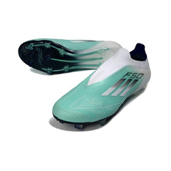 Adidas F50 Elite Laceless White Red and Green Firm Ground FG Football Boot