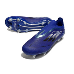 Adidas F50 Elite Laceless Blue Mixed Studs SG Football Boot