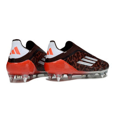 Adidas F50 Elite Laceless Brown and Red Mixed Studs SG Football Boot