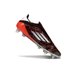 Adidas F50 Elite Laceless Brown and Red Mixed Studs SG Football Boot