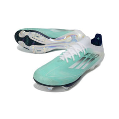 Adidas F50+ Elite White and Silver Firm Ground FG Football Boot