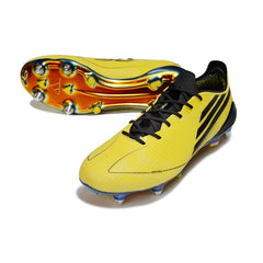 Adidas F50 Elite Yellow and Black Mixed Studs SG Football Boot