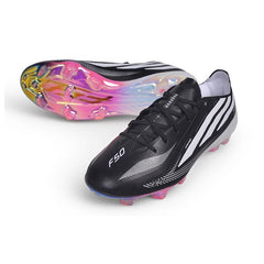 Adidas F50 Hyperfast EVO Elite Black and White Firm Ground FG Football Boot