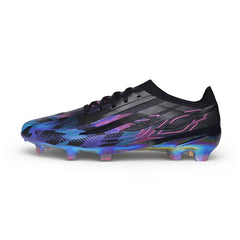 Adidas F50 Hyperfast Elite Black, Light Blue and Pink Firm Ground FG Football Boot