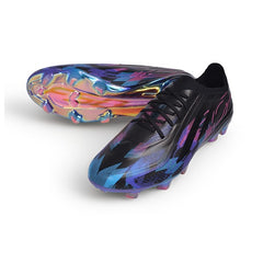 Adidas F50 Hyperfast Elite Black, Light Blue and Pink Firm Ground FG Football Boot
