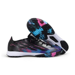 Adidas F50 Hyperfast Elite Black, Pink and Purple Turf TF Kids Football Boot