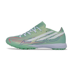 Adidas F50 Hyperfast Elite Light Green and White Turf TF Kids Football Boot