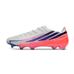 Adidas F50 Hyperfast EVO Elite White, Blue and Orange Firm Ground FG Football Boot