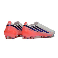 Adidas F50 Hyperfast EVO Elite White, Blue and Orange Firm Ground FG Football Boot