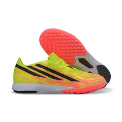 Adidas F50 Hyperfast Elite Yellow and Pink Turf TF Kids Football Boot