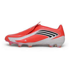 Adidas F50 Messi Elite Laceless Red and White Firm Ground FG Football Boot