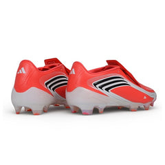 Adidas F50 Messi Elite Laceless Red and White Firm Ground FG Football Boot