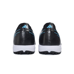 Adidas F50 Hyperfast Laceless Elite Black and Blue Turf TF Kids Football Boot