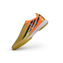Adidas F50 Hyperfast Laceless Elite Golden World Cup Turf TF Football Boot