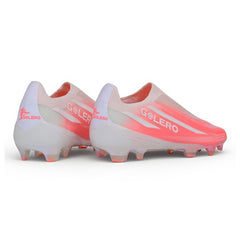 Adidas F50 Hyperfast Laceless Elite Light Red Golero Pack Firm Ground FG Football Boot