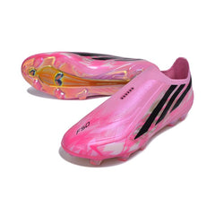 Adidas F50 Hyperfast Laceless Elite Pink Firm Ground FG Football Boot