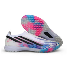 Adidas F50 Hyperfast Laceless Elite White, Black and Purple Turf TF Kids Football Boot