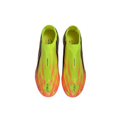 Adidas F50 Hyperfast Laceless Elite Yellow and Pink Turf TF Kids Football Boot
