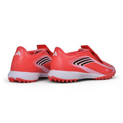 Adidas F50 Messi Laceless Elite Red and White Turf TF Football Boot