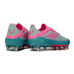 Adidas F50 Primeknit Elite Light Blue and Pink Mixed Studs SG Football Boot Messi