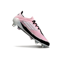 Adidas F50 Primeknit Elite Light Pink and Black Mixed Studs SG Football Boot