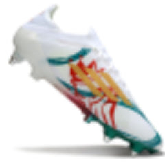 Adidas F50 Primeknit Elite White Red and Green Mixed Studs SG Football Boot