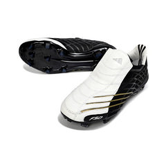 Adidas F50 Spider Black and White Firm Ground FG Football Boot