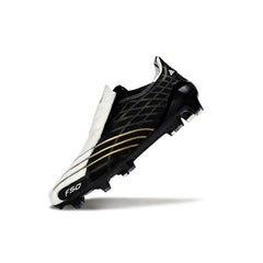 Adidas F50 Spider Black and White Firm Ground FG Football Boot