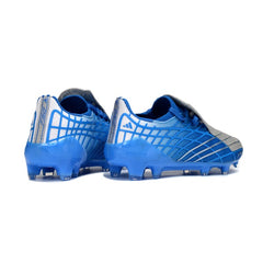 Adidas F50 Spider Blue and Silver Firm Ground FG Football Boot