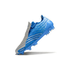 Adidas F50 Spider Blue and Silver Firm Ground FG Football Boot