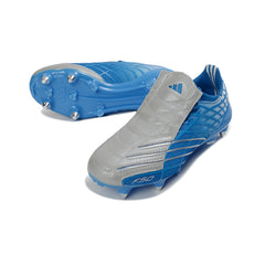 Adidas F50 Spider Light Blue and Silver Mixed Studs SG Football Boot