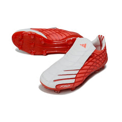 Adidas F50 Spider Red and White Firm Ground FG Football Boot