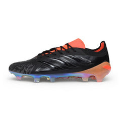 Adidas Predator 26 Elite Black and Orange Firm Ground FG Football Boot