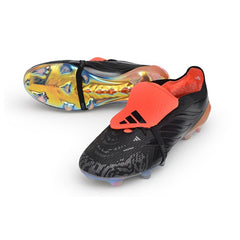Adidas Predator 26 Elite Black and Orange Firm Ground FG Football Boot