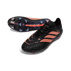 Adidas Predator 26 Elite Black and Orange Firm Ground FG Football Boot