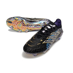 Adidas Predator 26 Elite Black and Silver Firm Ground FG Football Boot