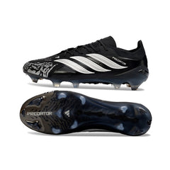 Adidas Predator 26 Elite Black and White Firm Ground FG Football