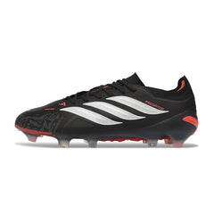 Adidas Predator 26 Elite Black, Red and White Firm Ground FG Football Boot