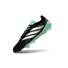 Adidas Predator 26 Elite Black, White and Green Firm Ground FG Football Boot