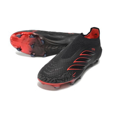 Adidas Predator 26 Elite Laceless Black and Red 1994 Pack Firm Ground FG Football Boot